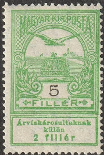 Turul above the Crown of St Stephen