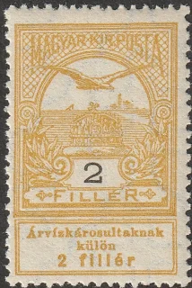 Turul above the Crown of St Stephen