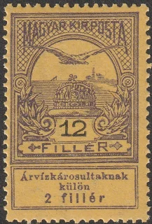 Turul above the Crown of St Stephen
