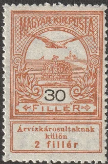 Turul above the Crown of St Stephen