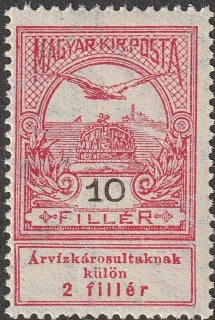 Turul above the Crown of St Stephen