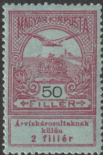 Turul above the Crown of St Stephen