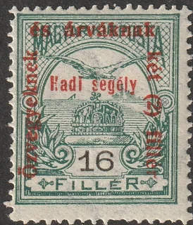 Turul above the Crown of St Stephen