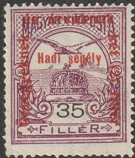 Turul above the Crown of St Stephen