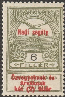 Turul above the Crown of St Stephen