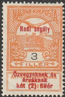 Turul above the Crown of St Stephen