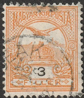 Turul above the Crown of St Stephen