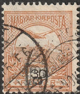 Turul above the Crown of St Stephen