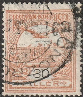 Turul above the Crown of St Stephen