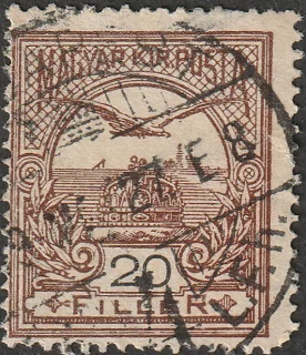 Turul above the Crown of St Stephen