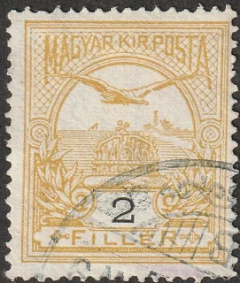 Turul above the Crown of St Stephen