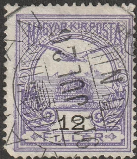 Turul above the Crown of St Stephen