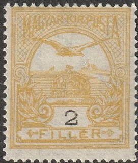 Turul above the Crown of St Stephen