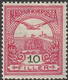 Turul above the Crown of St Stephen