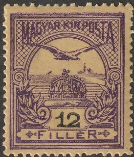 Turul above the Crown of St Stephen