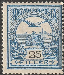 Turul above the Crown of St Stephen