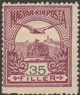 Turul above the Crown of St Stephen