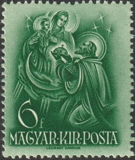 St Stephen Offers the Crown to the Madonna
