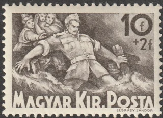 Honvéd Soldier Rescuing Flood Victims