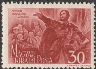 Kossuth Delivering a Speech
