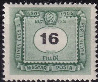 50 éves a magyar portóbélyeg