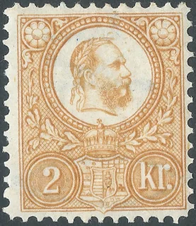 Franz Joseph I and the Hungarian coat of arms
