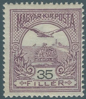 Turul above the Crown of St Stephen