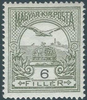 Turul above the Crown of St Stephen