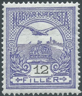 Turul above the Crown of St Stephen