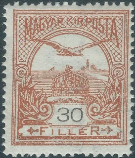 Turul above the Crown of St Stephen