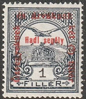 Turul above the Crown of St Stephen