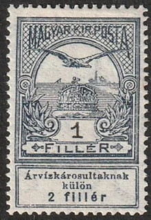 Turul above the Crown of St Stephen