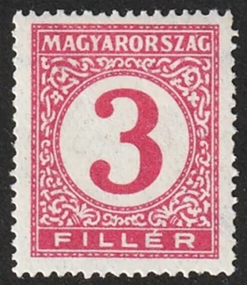 Pengő–Fillér Postage Due (I)