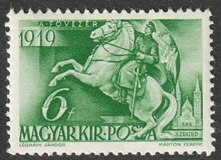Horthy Miklós lovon
