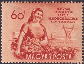 Female Worker with Produce
