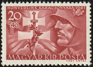 Hussar Holding a Flag