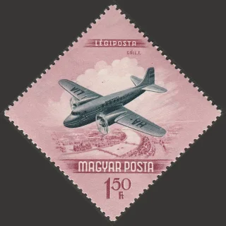 “Teve” (Li-2) Twin-engine Aircraft over Budapest
