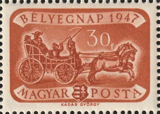 30 f XVI. sz.-i postaszekér
