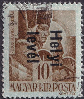 Helyi levél/10 f