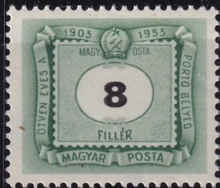 50 éves a magyar portóbélyeg