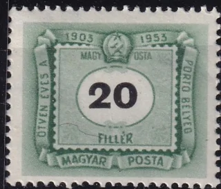 50 éves a magyar portóbélyeg