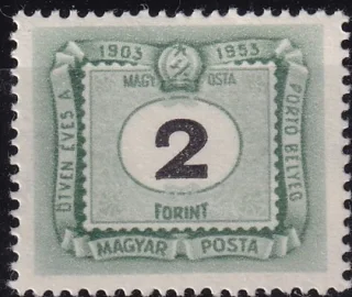 50 éves a magyar portóbélyeg