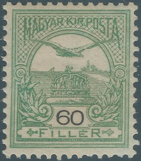 Turul Szent István koronája felett