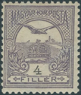 Turul Szent István koronája felett