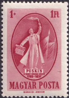 Fáklyát tartó Puskin