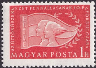 Úttörőjelvény – piros