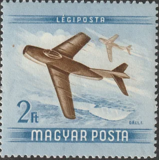 Lökhajtásos repülőgépek (MiG-15) gyakorlórepülése a Balaton felett