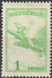 Turulmadáron lovagló hírnök