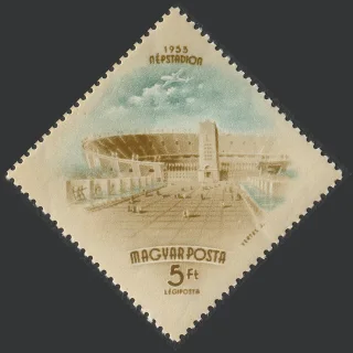 A Népstadion távlati képe